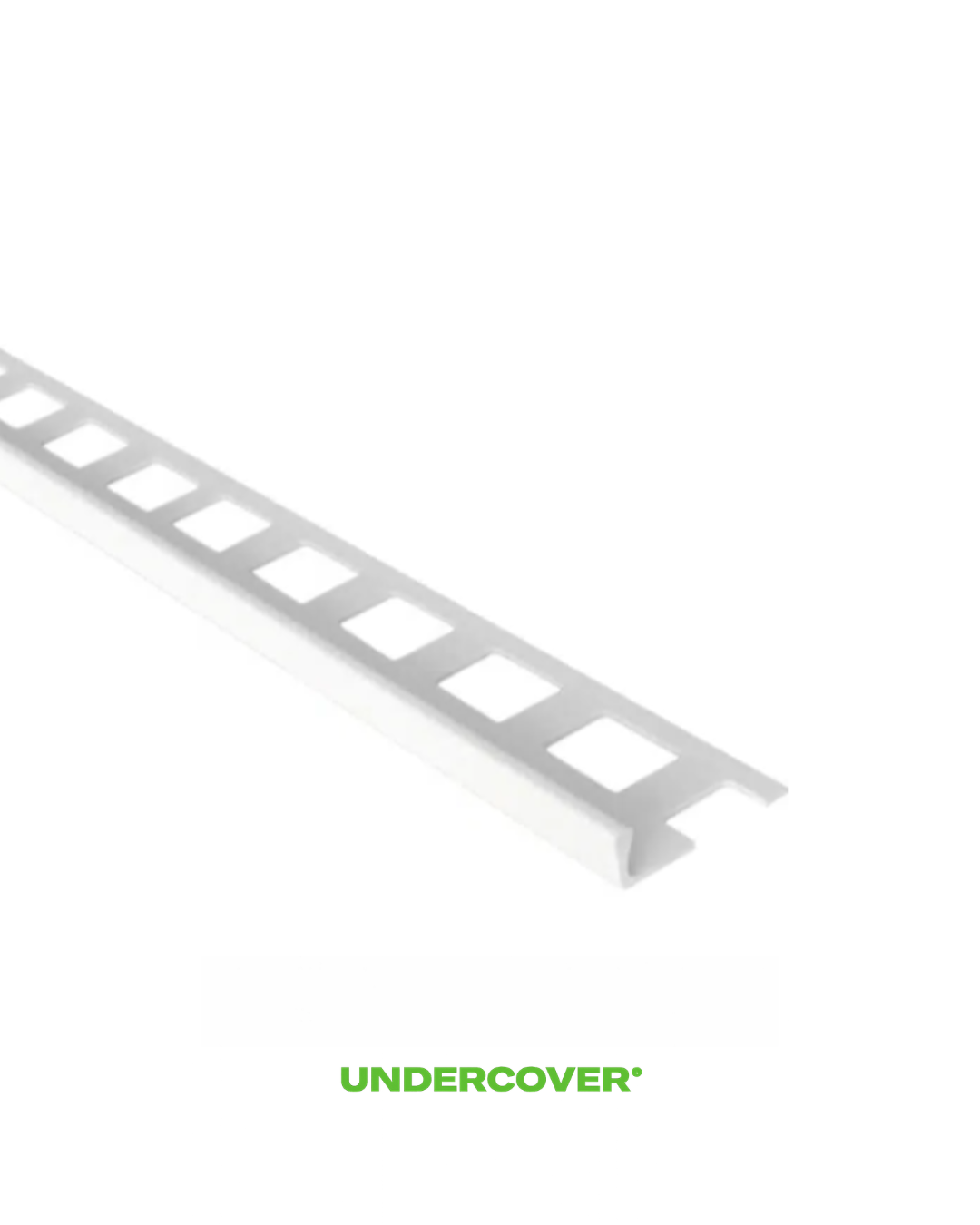 Tegelprofiel Haaks 8 mm 300 cm PVC Wit